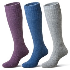Unisex Merino Wool Ski Socks Thermal Warm Winter Thick Knee High Long Snowboa...