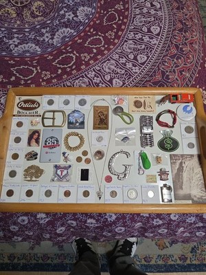 Vintage Junk Drawer With Real Gold And Silver