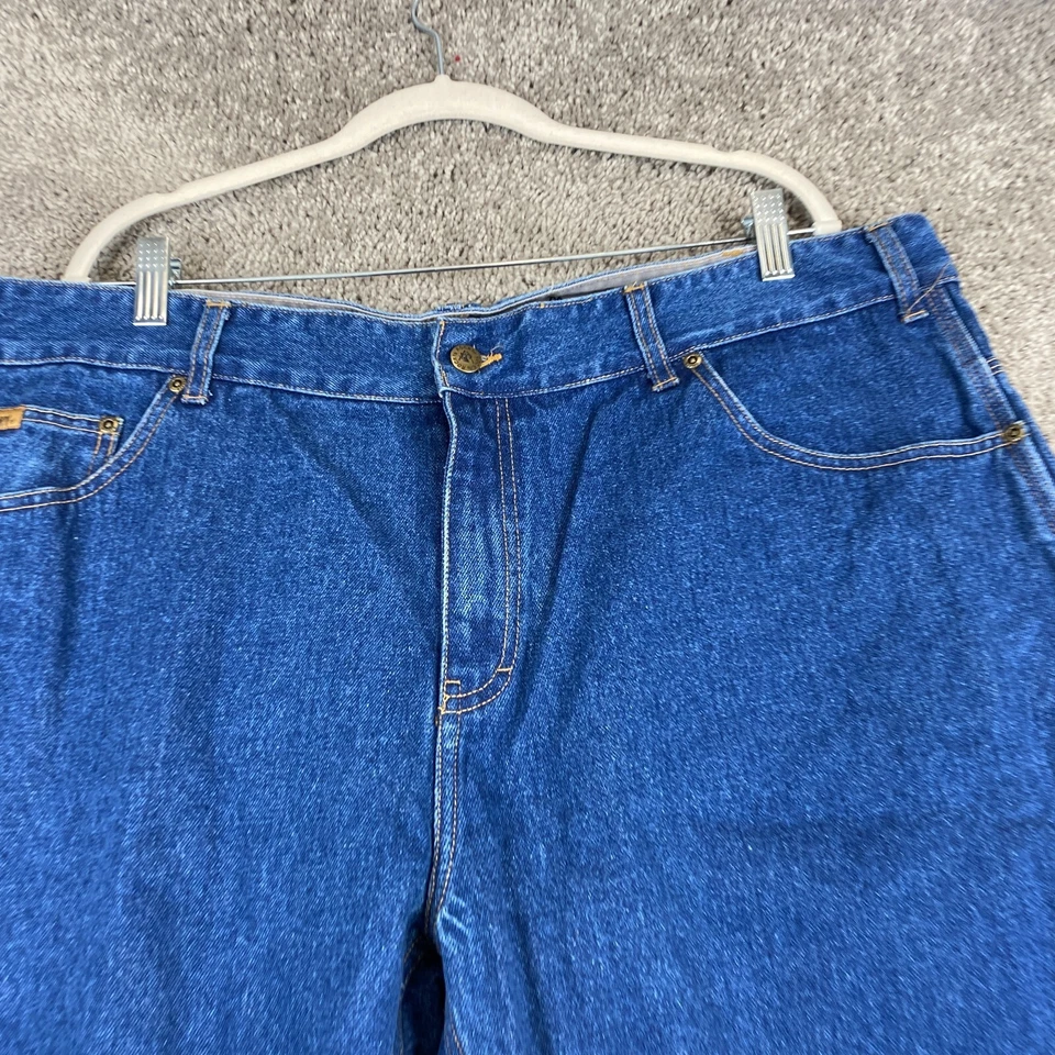 Мужские прямые джинсы из денима Rocky Outdoor Gear размер 44X30 синие темные вареные с 5 карманами - Изображение 2 из 4