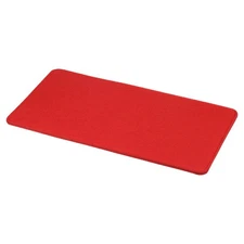 Felt Base Shaper, 14 x 7 Inch Rectangle Bag Bottom Shaper, Red