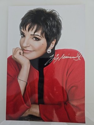 LIZA MINELLI XXL AUTOGRAPH SIGNED AUTOGRAMM SIGNIERT Foto 20x30cm 