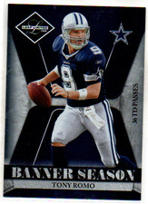 TONY ROMO 2008 LEAF LIMITED *BANNER SEASON* CARD #19 COWBOYS 149 /999 A221