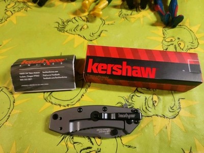 Rick Hinderer Collaboration Folding Knife, Drop Point Blade Gerber 1555TI NIB