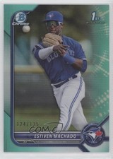 2022 Bowman Chrome Prospects Aqua Refractor 124/125 Estiven Machado #BCP-12 6ns