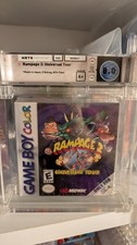 Rampage 2 Universal Tour Game Boy Color Nintendo Graded Sealed New WATA 8.0 A+