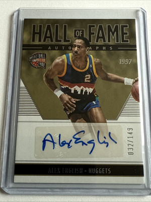 2022-23 Panini Chronicles Hall of Fame Auto - #HOF-AED Alex English /149