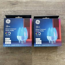 2x 3 Pack GE CYNC Smart Bulbs WiFi Compatible w Alexa  Google B11 Candelabra