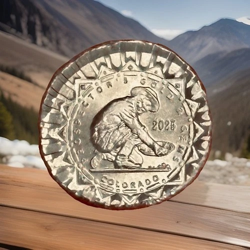 2025 Prospector Gold & Gems Colorado .999 1/4 Troy  Oz Fine Silver Hand Pour #SB