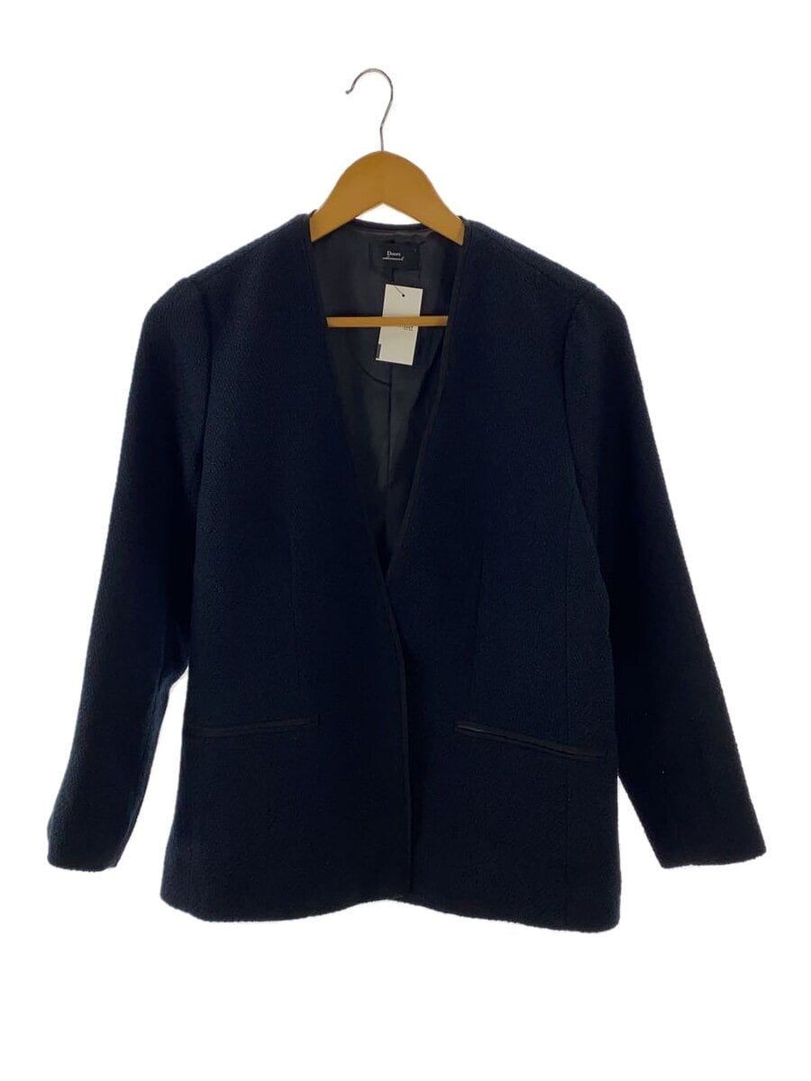 ALTRA URBAN RESEARCH altro tweed giacca scollo a V M poliestere navy DR34 38E103