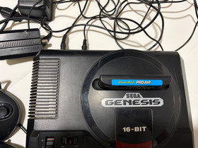 Original SEGA GENESIS Console 1601 System 1st Model &OEM Controllers Works