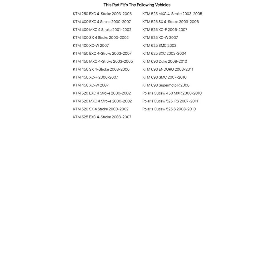 Filtro de aceite Tusk First Line segundo filtro para KTM 520 MXC 4 tiempos 2000-2002 Foto 3 de 4
