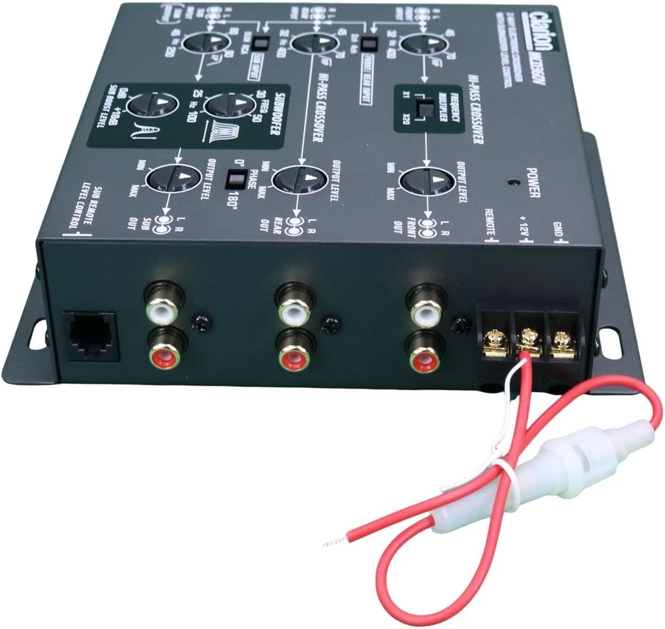 CLARION MCD360V 2/3-WAY 6-CHANNEL ELECTRONIC (ACTIVE) CROSSOVER CAR POWER SYSTEM - Image 4 of 4