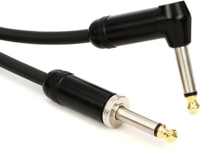 D'Addario PW-AMSGRA-15 American Stage Instrument Cable - 15' Straight to Right