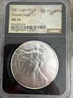 U.S. Mint 2021 American Silver Eagle $1 Heraldic Eagle T1 1 oz NGC MS70