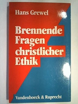 Brennende Fragen christlicher Ethik Buch Vandenhoeck & Ruprecht