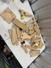 BRIO Wooden Railway Track Lot Bridges Switches Turntable Train Accessories