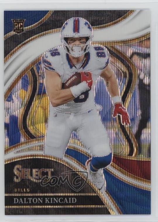 2023 Panini Select Club Level Tri-Color Prizm /149 Dalton Kincaid Rookie RC 15ik