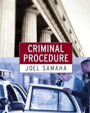 Criminal Procedure Hardcover Joel Samaha