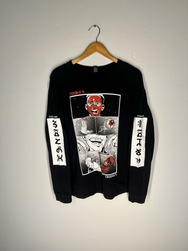 Camiseta Logic 2019 Tour Manga Larga Grande - Gráfico Anime Hip-Hop Mercancía Y2K - Imagen 1 de 7