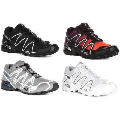 Salomon Speedcross 3 Fast Lacing Outdoor Herren Sneaker in Grau Blau UK 7 - 12