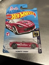 2018 Hot Wheels 273 HW Screen Time-Barbie 7/10 14 CORVETTE STINGRAY Pink w/J5Sp