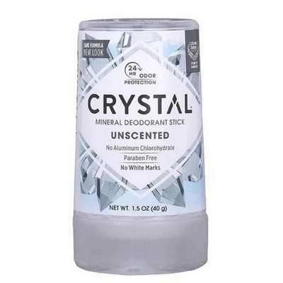 Mineral Deodorant Stick Unscented 1.5 Oz  by Crystal