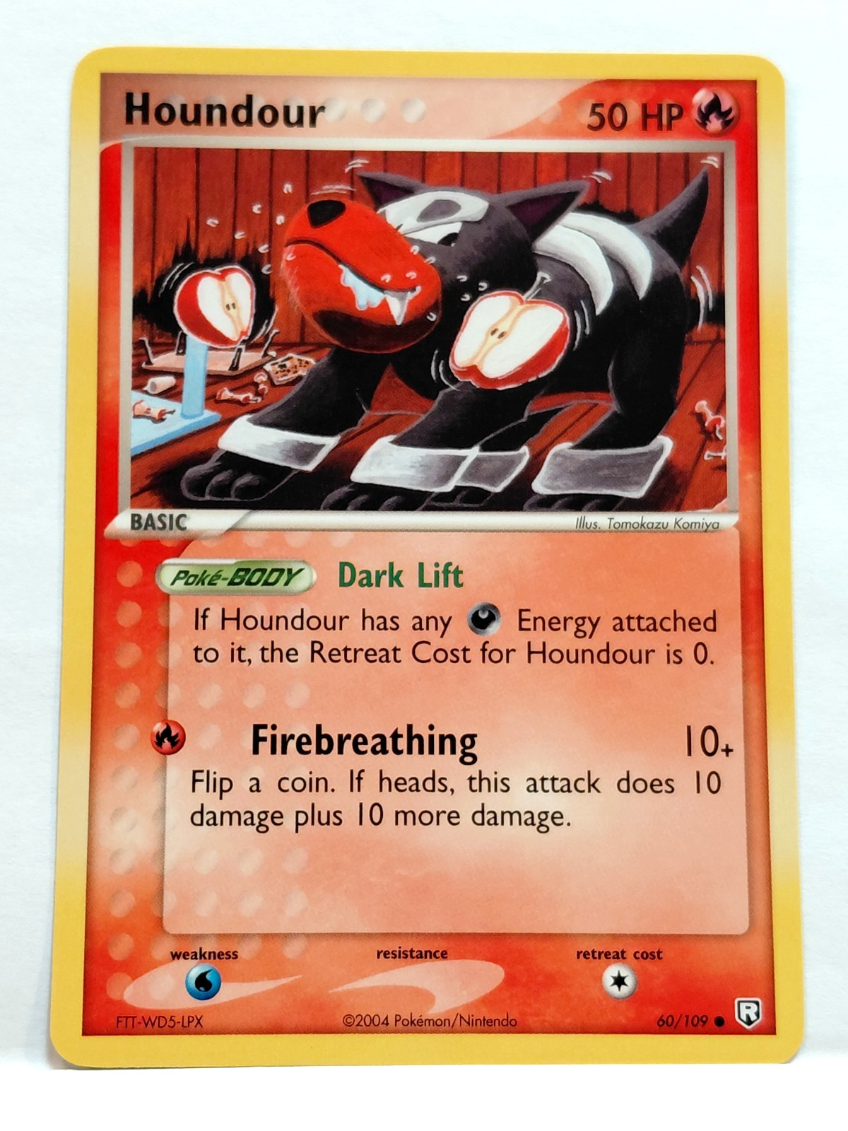 2004 POKEMON HOUNDOUR 60/109 BASIC CARD