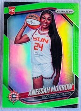 2025 WNBA PRIZM LIME GREEN 218/225 RC 🏀 ANEESA MORROW 146 Sun  🔥 NEW