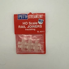 Peco Streamline SL-8311 Insulating Plastic Rail Joiners HO Code 83 New Package