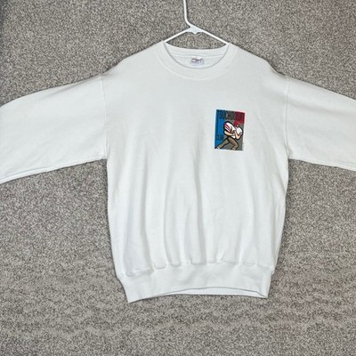 Vintage Sweatshirt Mens Large White Crazy Shirts Hawaii Touchdown Club Football