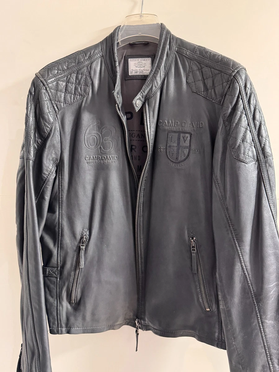 Leder Jacke Lederjacke Camp David Herren Rote Lederjacken Fr Herren   Online Kaufen Bei ABOUT YOU