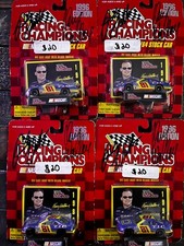 Racing Champions 1996 Edition 1/64 Stock Car Kenny Wallace signed 4 set