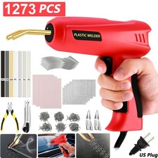 Plastic Welder Kit Soldering Hot Stapler Bump...