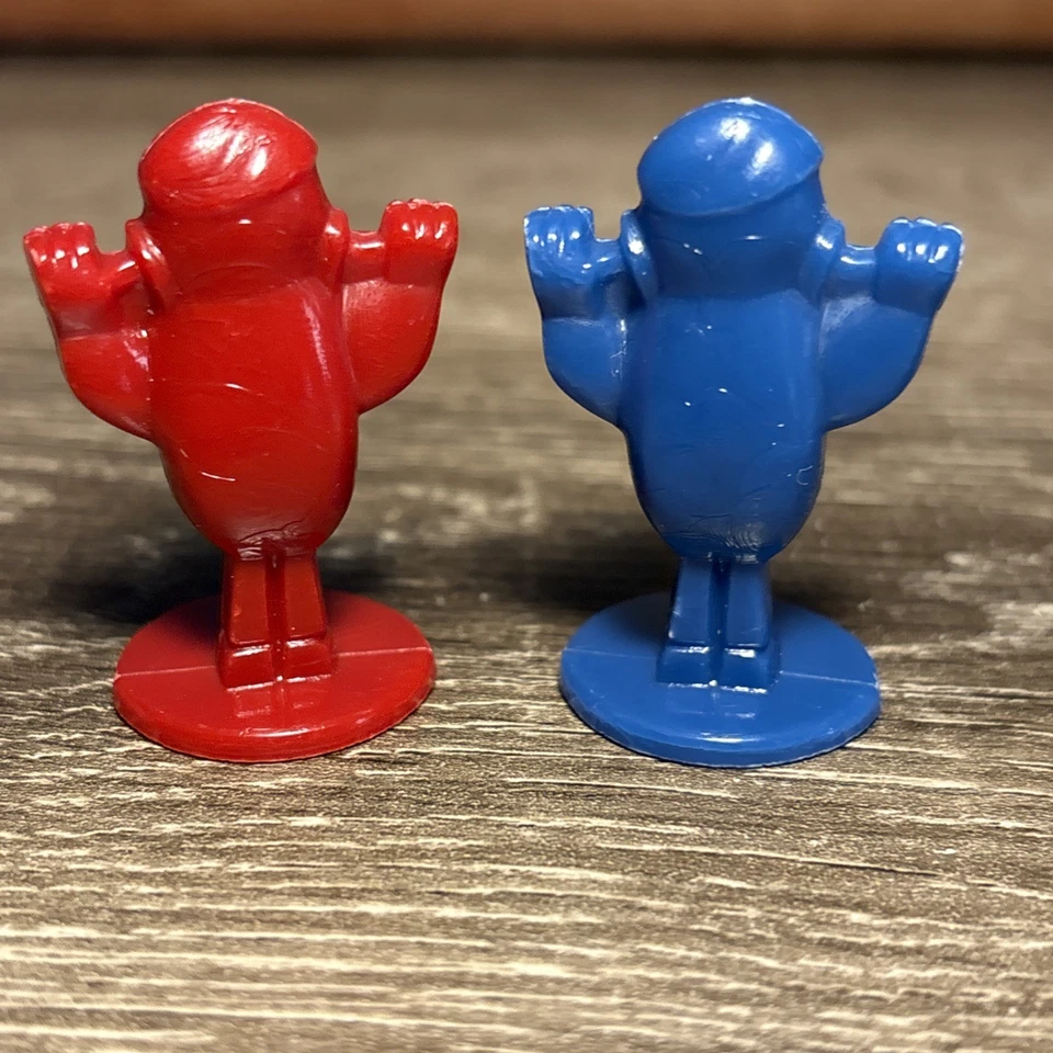Juego de 2 piezas de repuesto vintage para juegos de cerebro Parker años 70 azul rojo G7 Foto 2 de 4