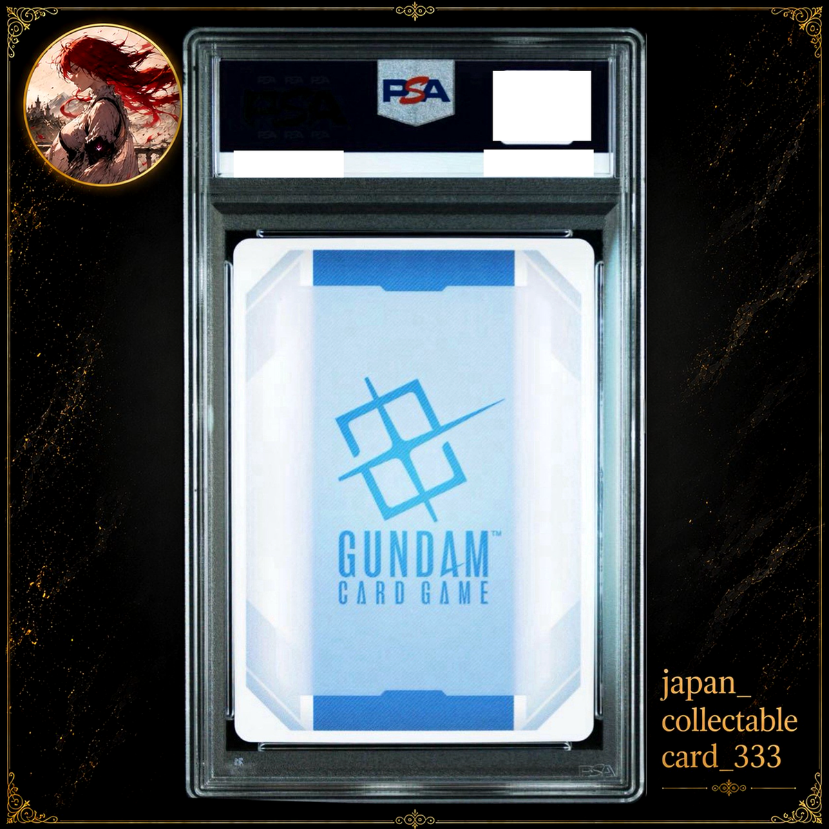 PSA10 Bandai Gundam Card Game Aile Strike Gundam ST04-001 LR+
