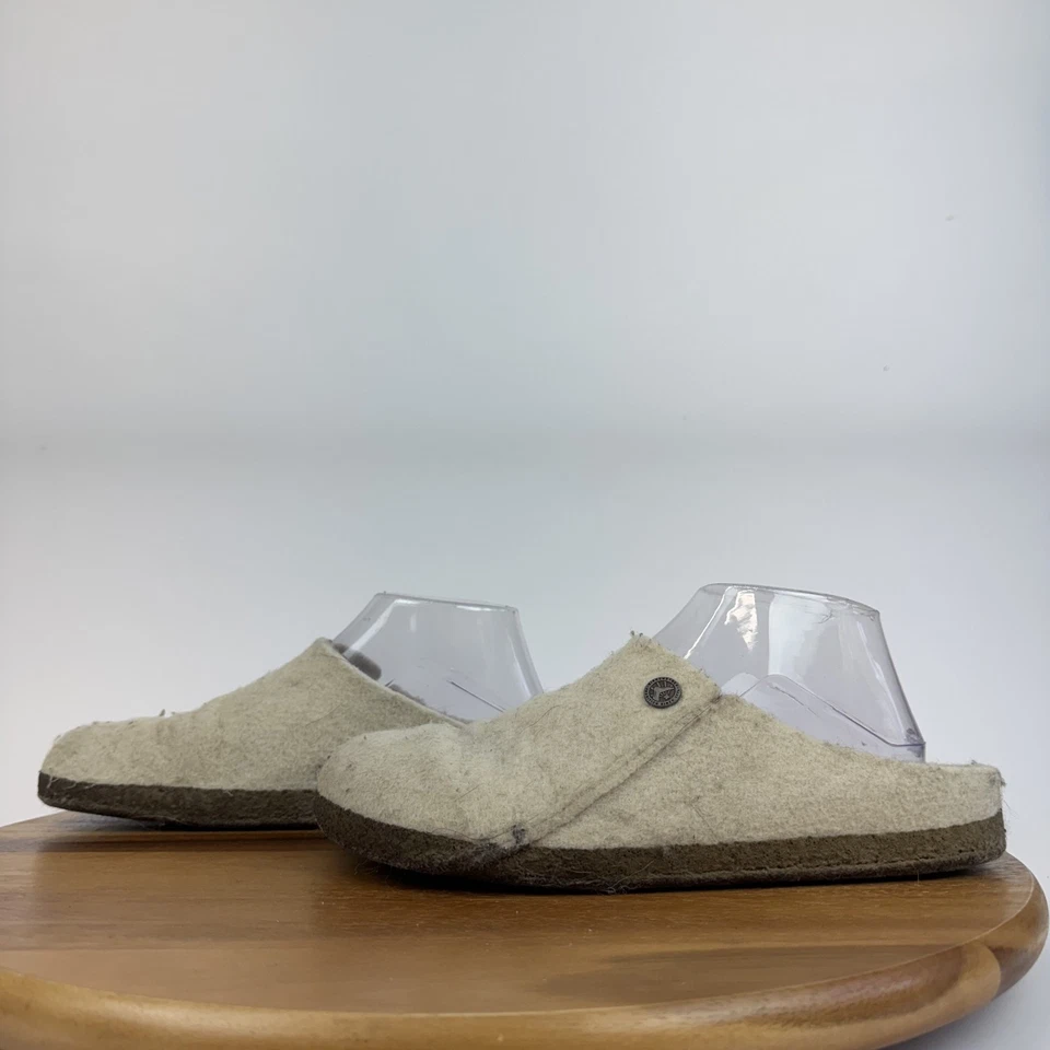 Zapatillas para mujer Birkenstock Zermatt lana de oveja fieltro marfil talla EU 39 Foto 2 de 4