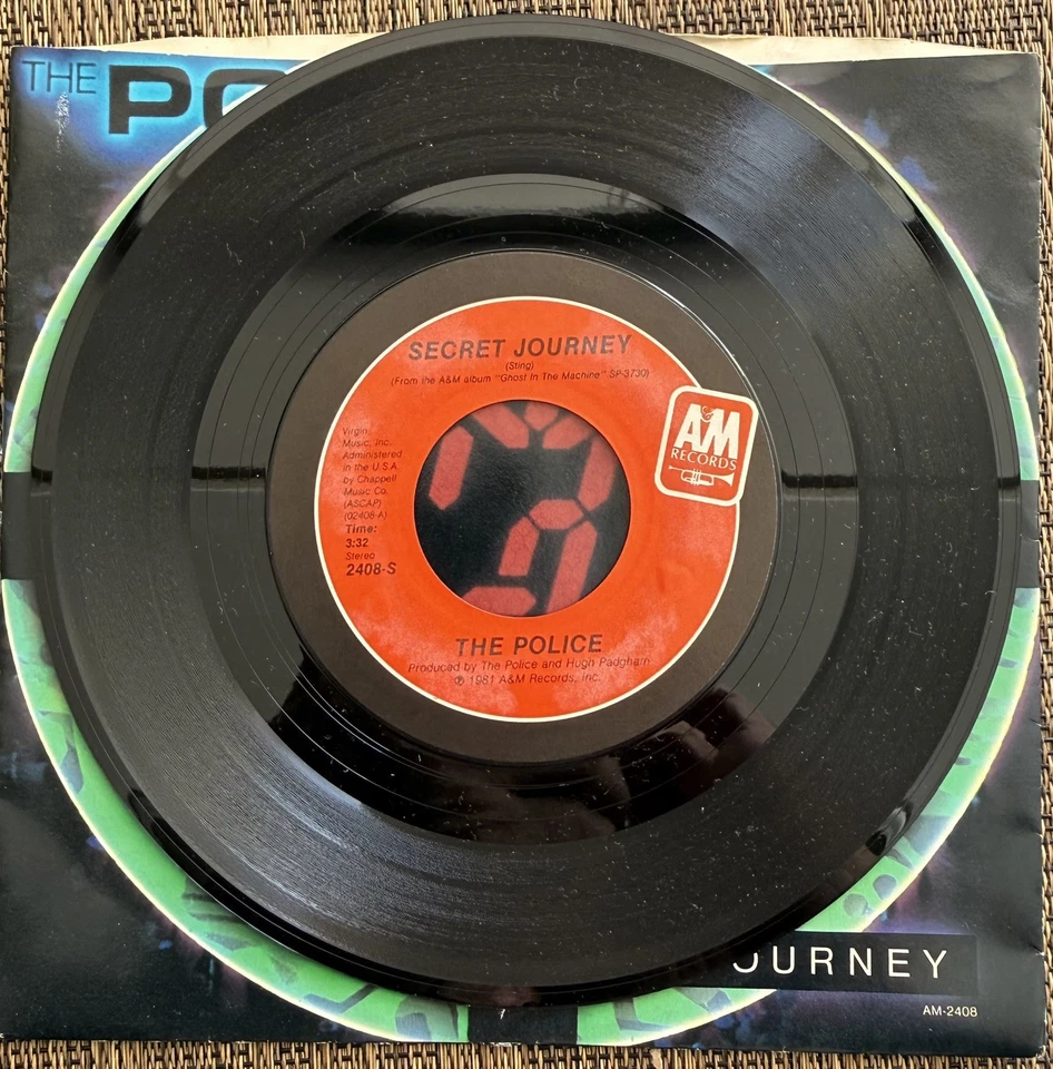 The Police - Secret Journey / Darkness - A&M 2408-S M PS - Image 3 of 4