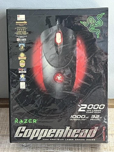 Razer Copperhead Anarchy Red Mouse RARE RZ01-00050200-R2M1