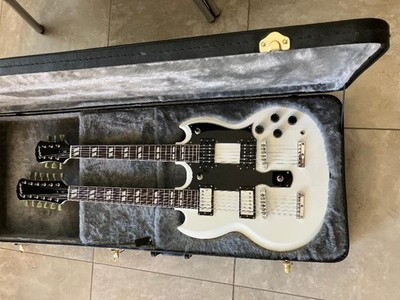 Epiphone G-1275 Double Neck Electric Guitar. Alpine White. 