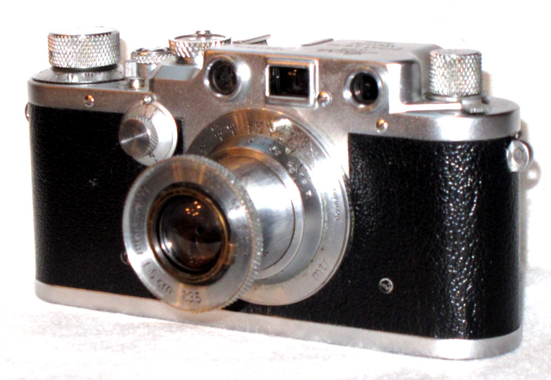 Leica IIIc ( III c) D.R.P Ernst Leitz Wetzlar 1946-47 Elmar Lens 50/3.5 EX+
