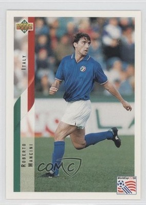 1994 Upper Deck World Cup English/Spanish Roberto Mancini #152 0e3