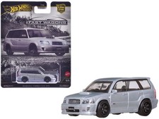 Hotwheels JBK87 Subaru Forester STI Silver Metallic "Fast Wagons"