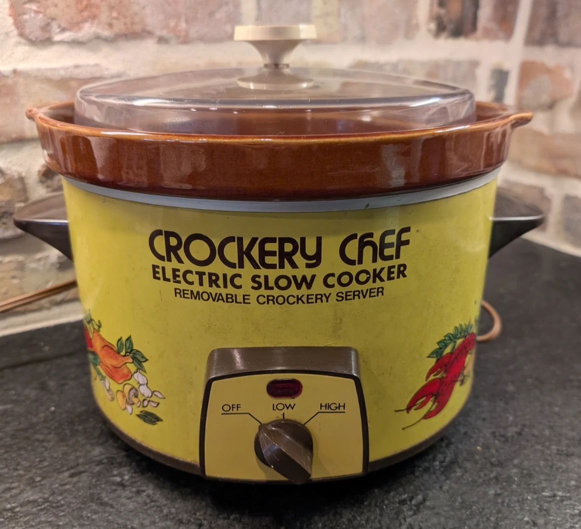 VTG. RIVAL CROCKERY CHEF SLOW COOKER CROCK POT MODEL 1031 / 1030