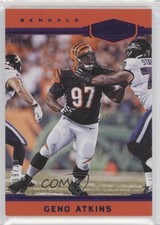 2018 Panini Plates & Patches Purple 9/30 Geno Atkins #41 0i1b