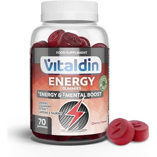 Gommes Énergétiques VITALDIN Energy au Ginseng et Caféine x70