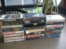 Lot of 23 Vintage Metal / Hard Rock Tapes. All Tested And Play Fine.