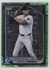 2024 Bowman Draft Chrome Lunar Glow Refractor Fenwick Trimble #BDC-121 v8j