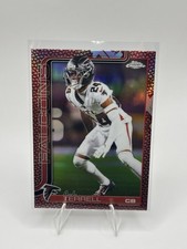 2025 Topps Chrome - A.J. Terrell Pigskin Leather Refractor #19 Falcons