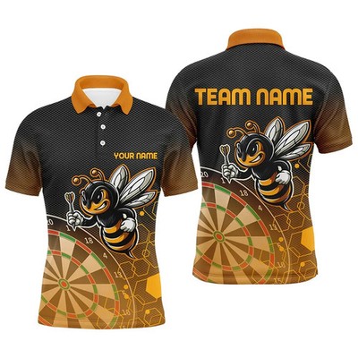 Bee and Darts 3D Polo Shirt for men HS1204