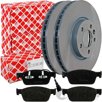 FEBI BREMSSCHEIBEN Ø340mm+ BELÄGE VORNE passend für VW T5 T6 BUS MULTIVAN PR=2E4